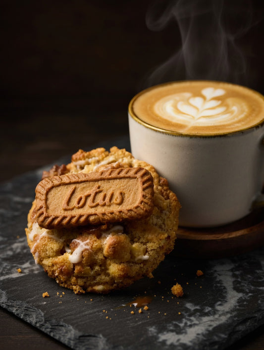 Biscoff stuffed White Chocolate
