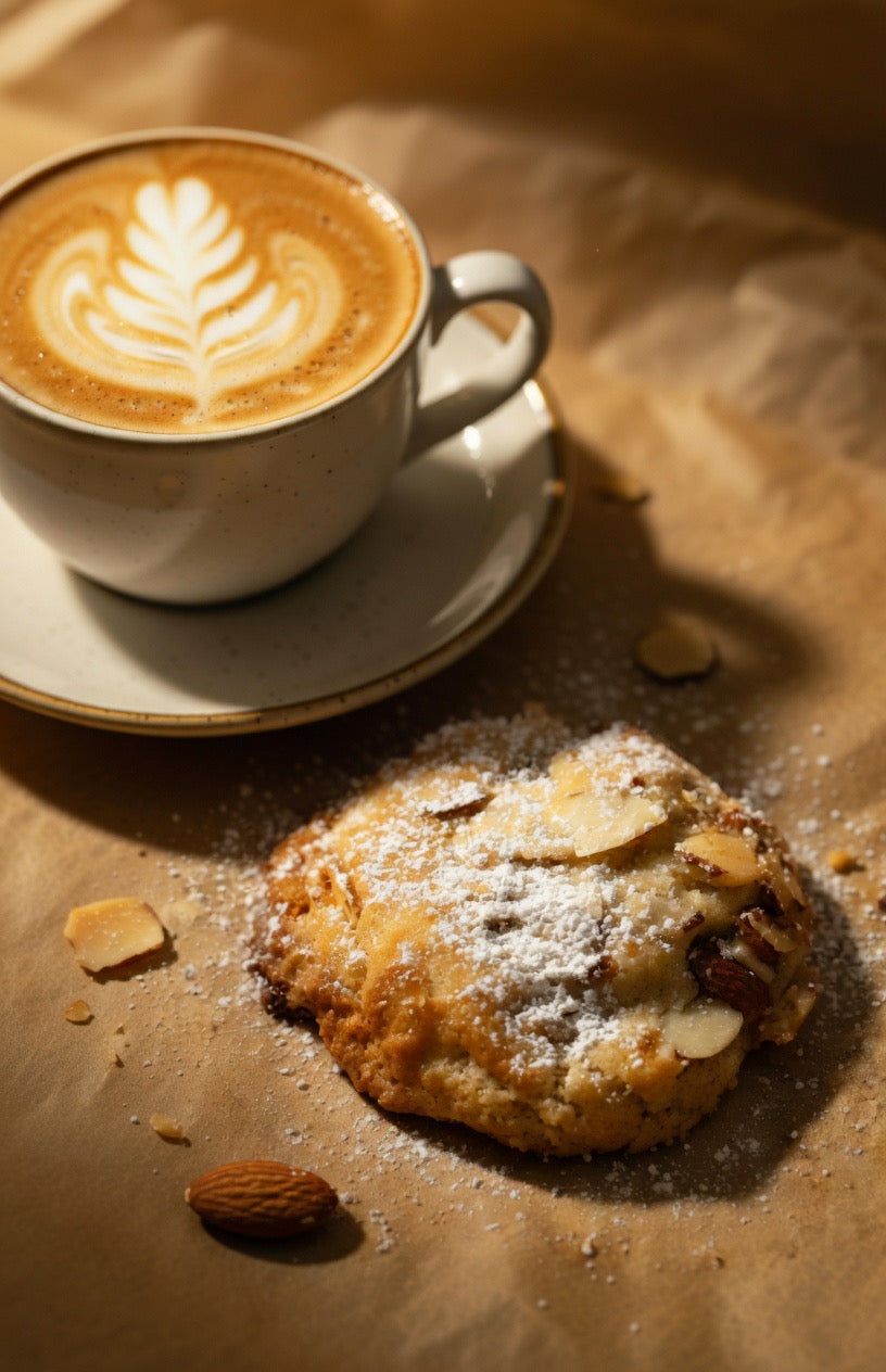 White Chocolate Almond Croissant